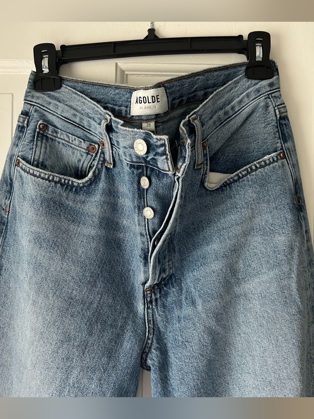 Agolde Ren high waisted Jean. Size 28. Color Disclosure - Picture 5 of 8
